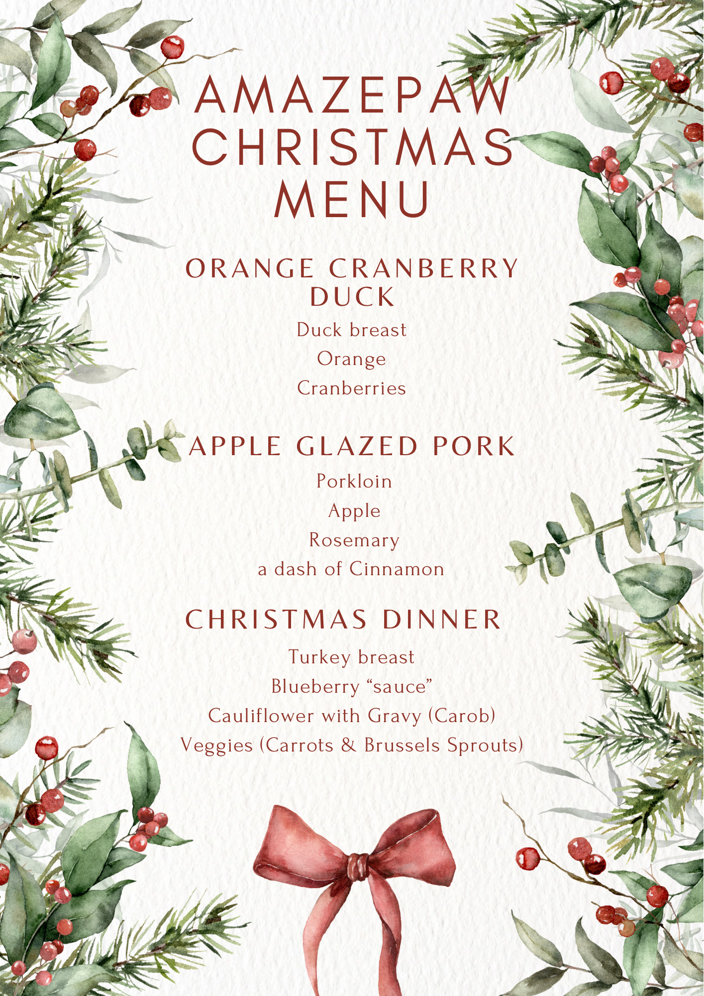 FD Orange Cranberry Duck