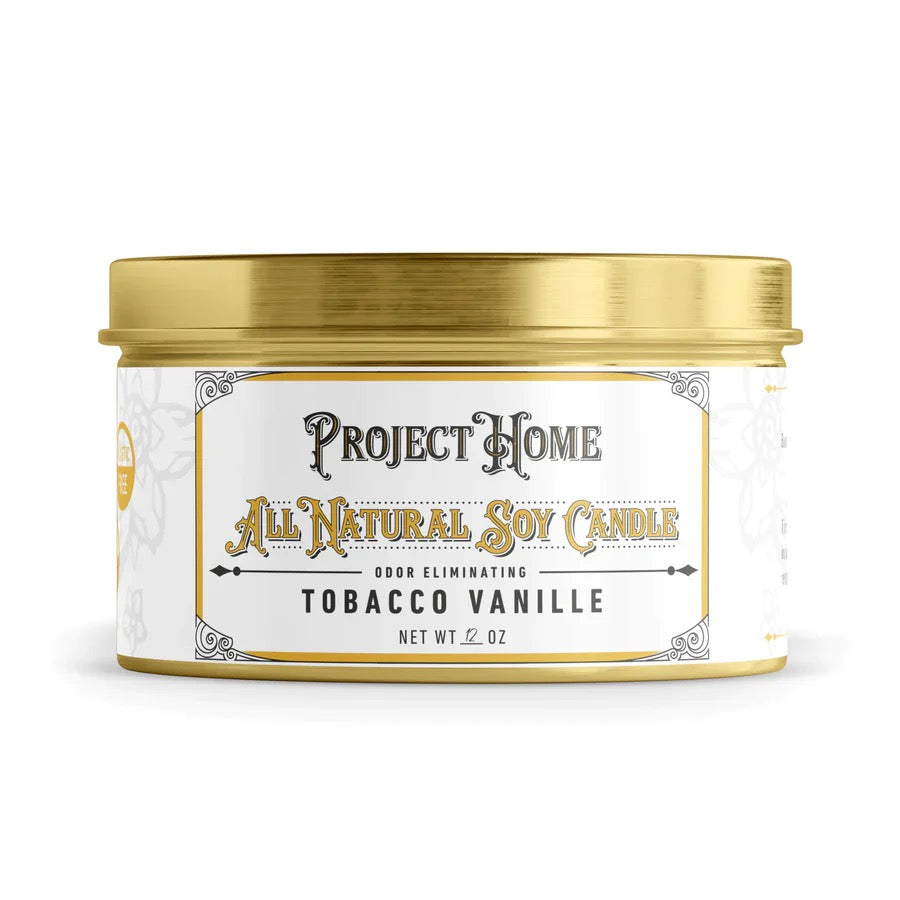 Pet Odor Fighting Soy Candle Tobacco Vanille
